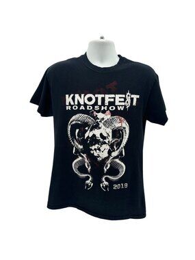 Slipknot Mens Medium Shirt Knotfest Roadshow Festival 2019 Graphic T-Shirt Black